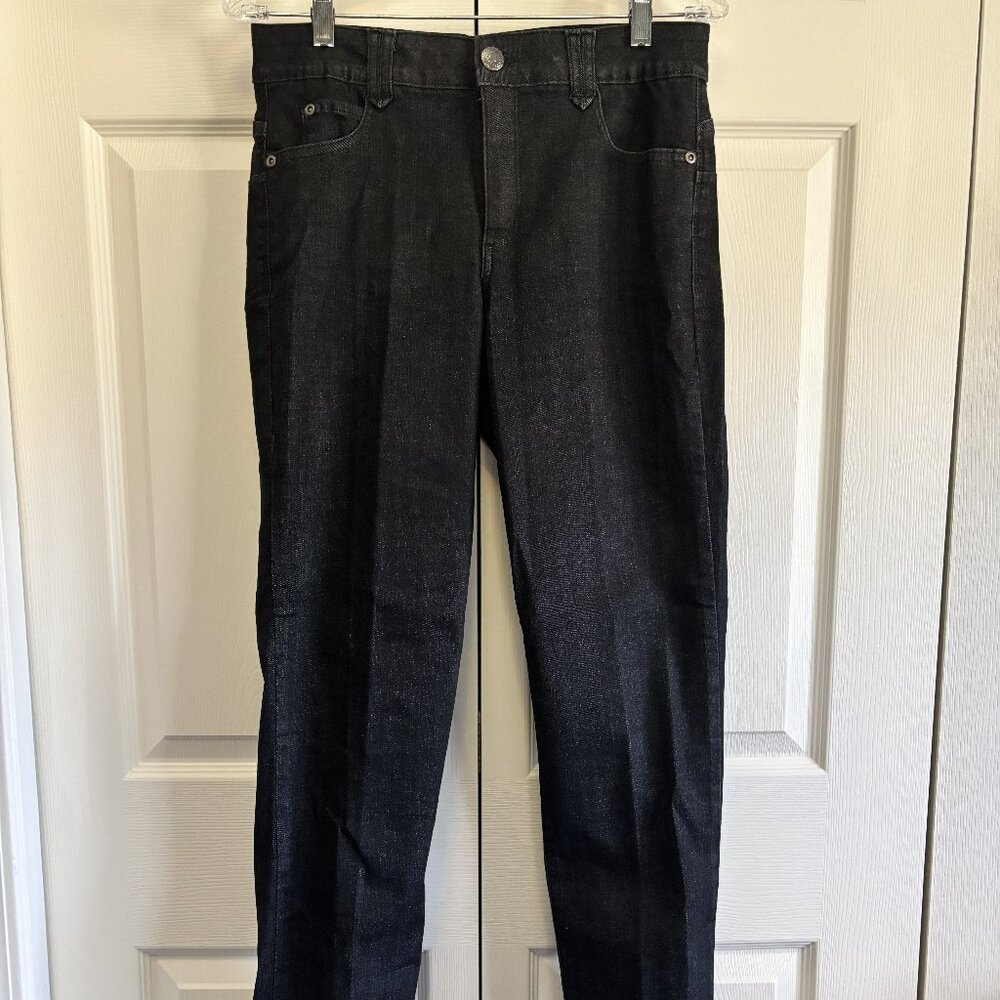 🖤Women's  Ruby Rd. Midnight Black Straight-Leg Jeans – Size 8 – NWT